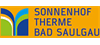 Firmenlogo: Sonnenhof-Therme Bad Saulgau GmbH